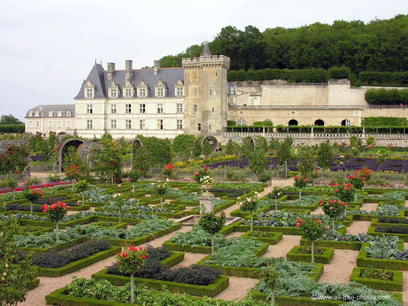 Châteaux sites touristiques et jardins de Villandry